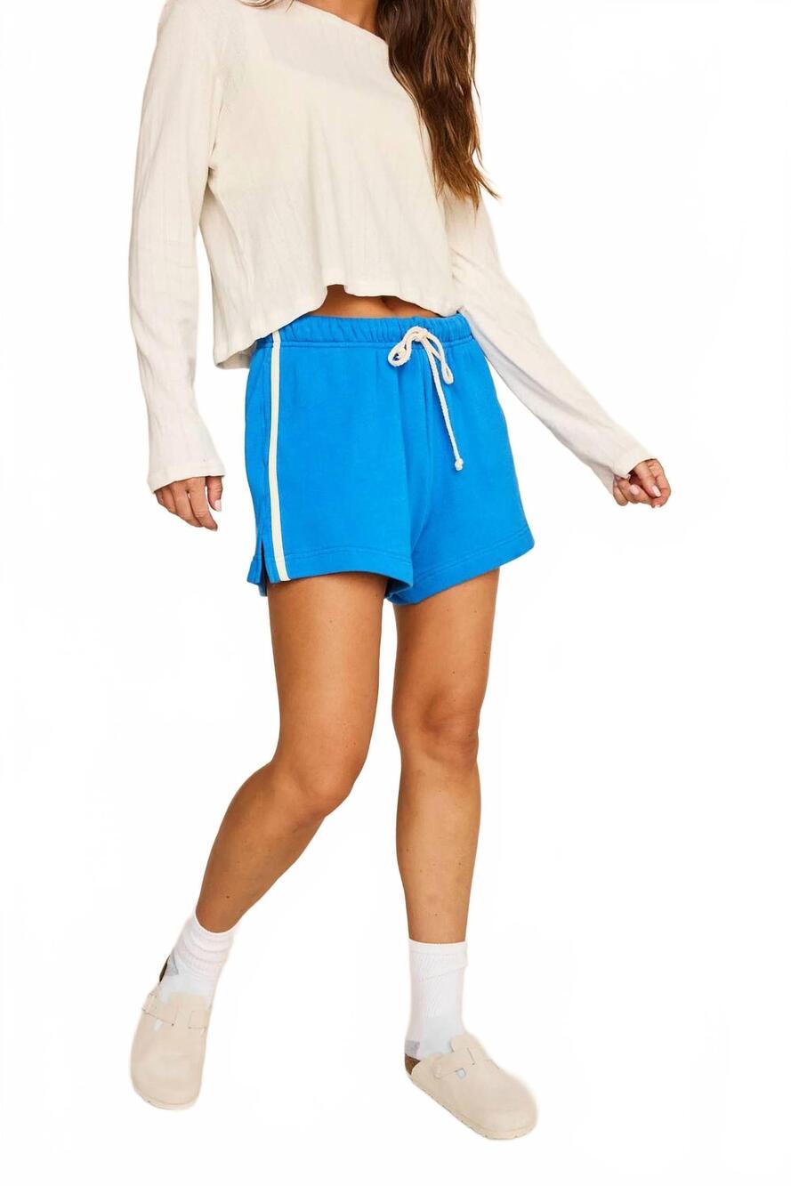NEW STRUT THIS women's rugby short in electric blue